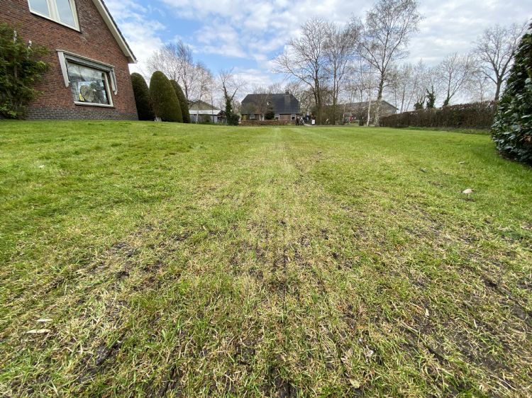 Doorzaaien in het voorjaar is aan te raden als er te weinig cultuurgras in het gazon staat. Een goede manier om door te zaaien is met een kleine doorzaaimachine, zoals de Vredo Turf-Fix. Doorzaaien in het voorjaar is aan te raden als er te weinig cultuurgras in het gazon staat. Een goede manier om door te zaaien is met een kleine doorzaaimachine, zoals de Vredo Turf-Fix.