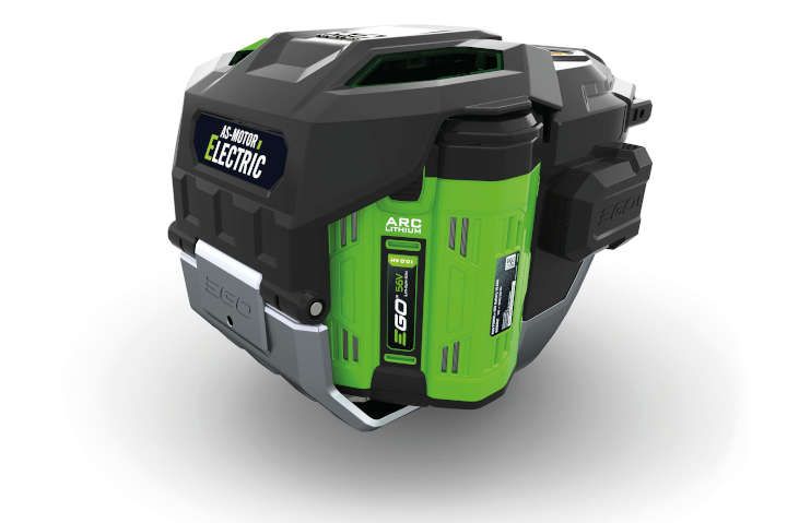 De elektrische motor, borstelvrij en ontwikkeld door EGO De elektrische motor, borstelvrij en ontwikkeld door EGO