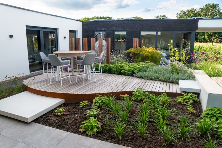 Een van de drie terrassen Een van de drie terrassen