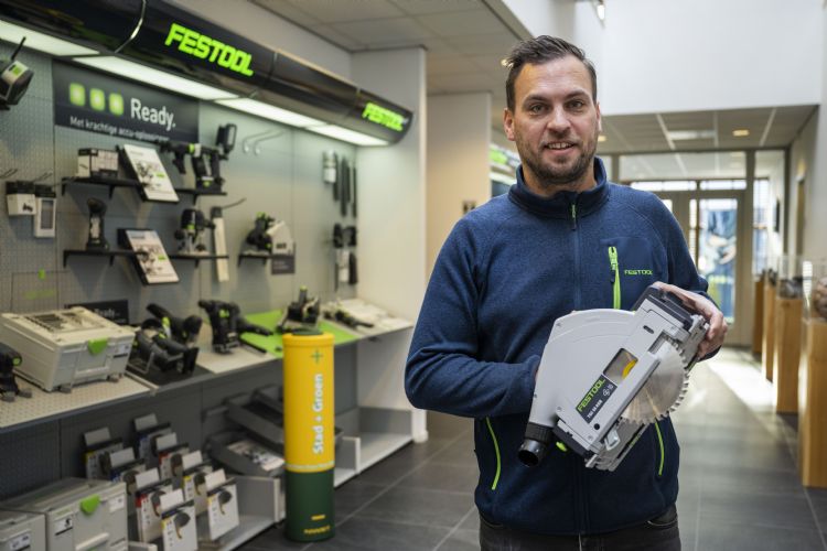 Marketingmanager Arjan Graafland (Festool) Marketingmanager Arjan Graafland (Festool)