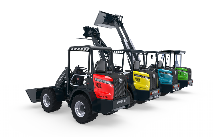 De Pitbull X24 weegt met laadbak ongeveer 2.400 kg. De Pitbull X24 weegt met laadbak ongeveer 2.400 kg.