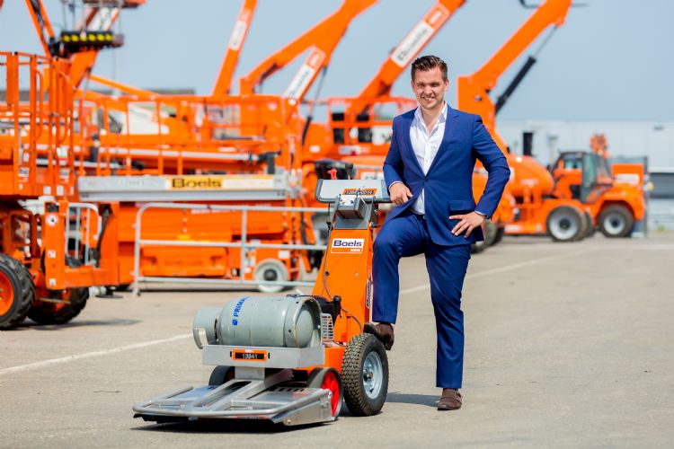 Sander Mulders met Hoaf bij Boels