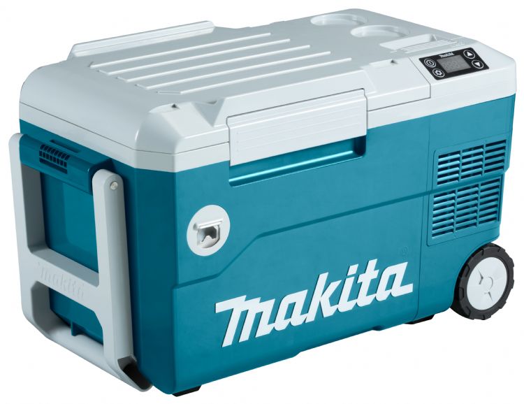 Het LXT-platform van Makita is uitgebreid met vries-/koelbox met verwarmfunctie DCW180Z.