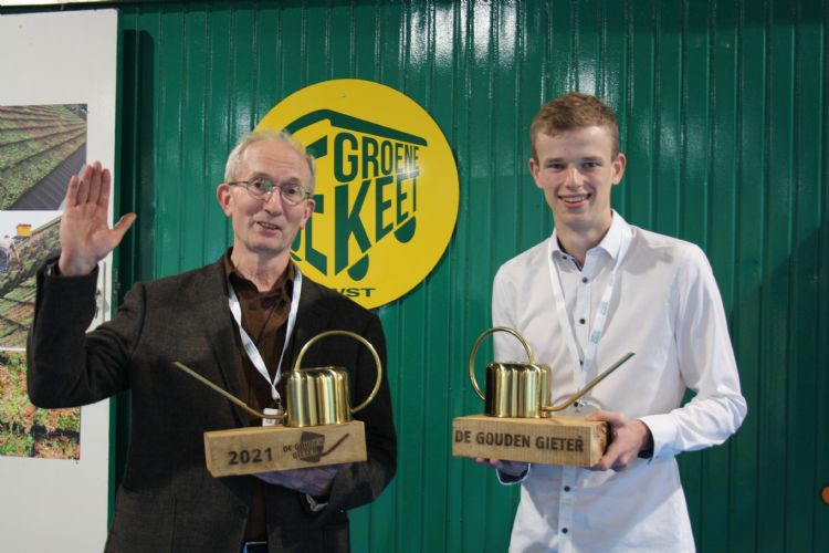 Grad van Heck van Groendak (links) en Harm van Barneveld van Tontuin Waterleider (rechts).