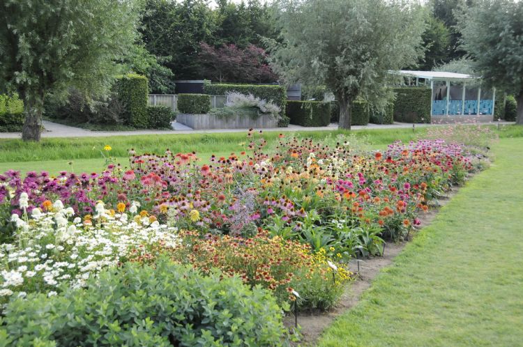 Archieffoto ISU Conferentie uit 2012: proefvakken in Tuinen van Appeltern
