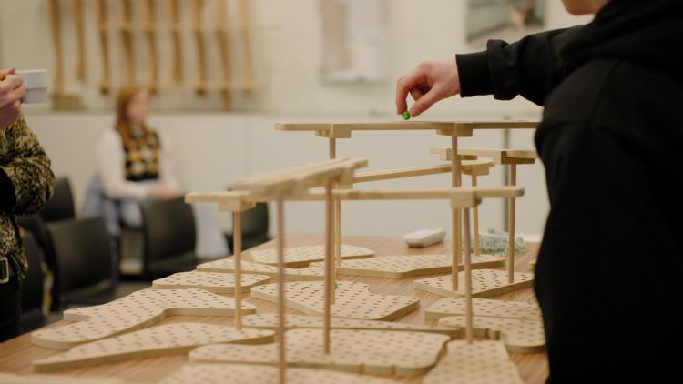 Knikkerbaan van student Abel Maas