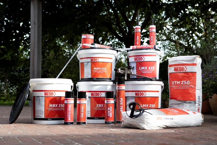 Het assortiment voegmortels