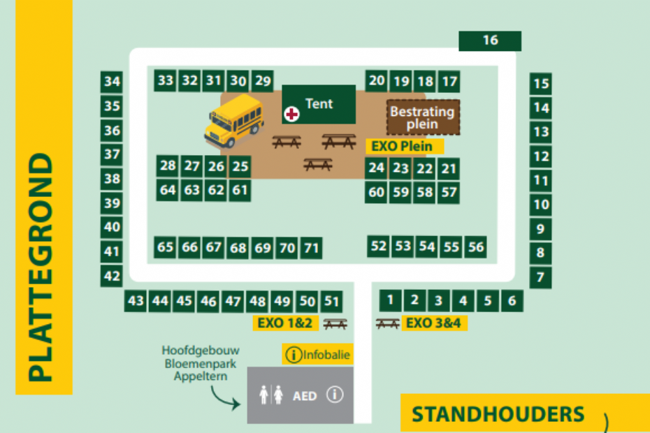 Plattegrond Nationale Hoveniersdag