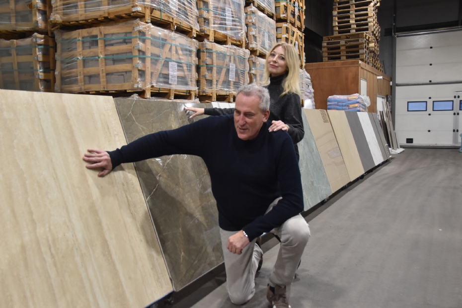 <Hoofdfoto>Eigenaar Marc Flipsen en zijn partner.