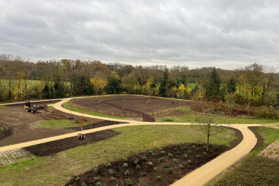 Het ontwerp is een parkachtige tuin -  Project Heythuysen