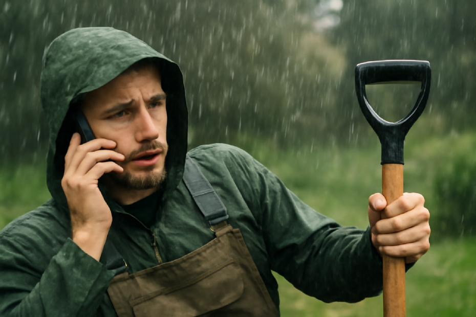 Wat moet je als ondernemer als je je werknemers er wegens slecht weer niet op uit kunt sturen?