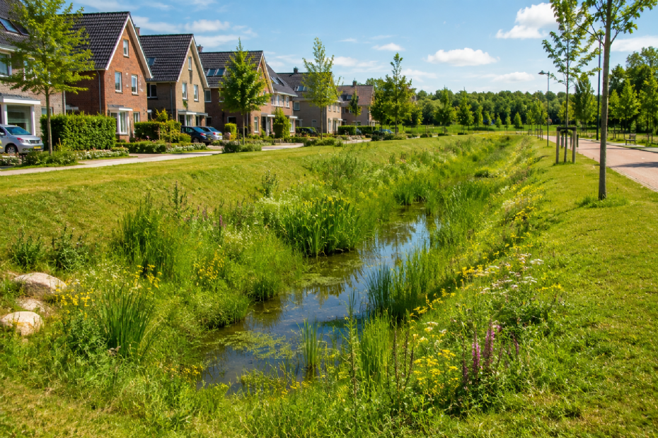 Een wadi - beeld ter illustratie, gegenereerd met AI